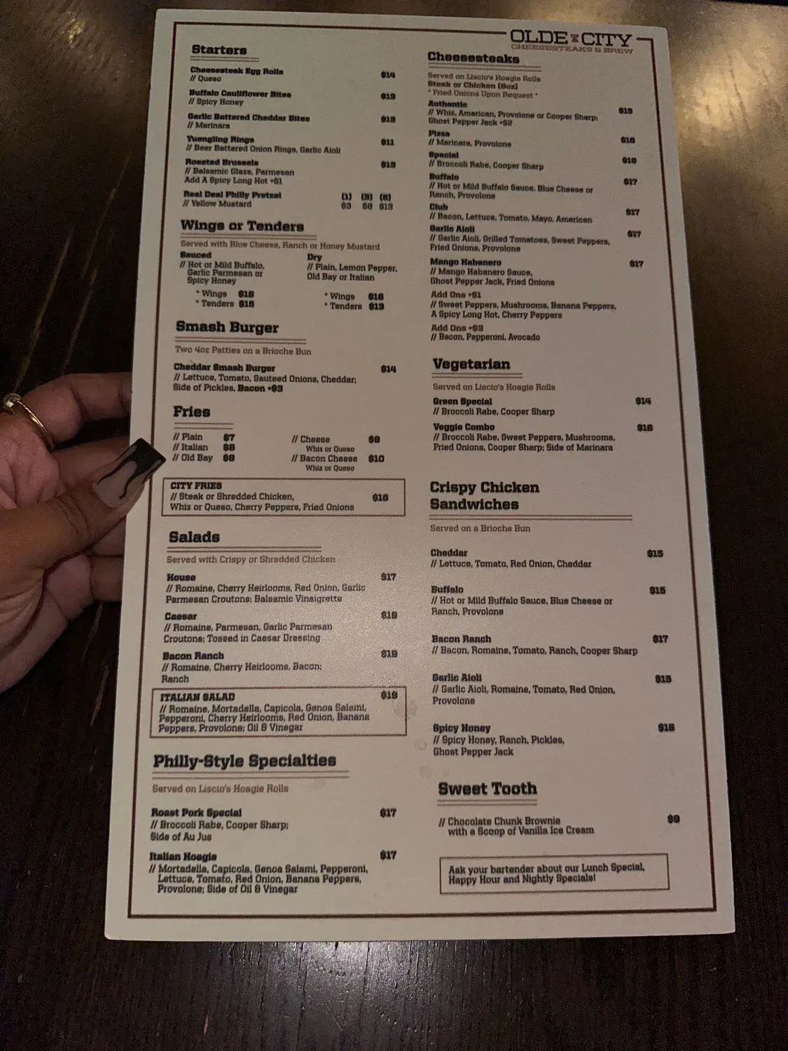 Menu 4