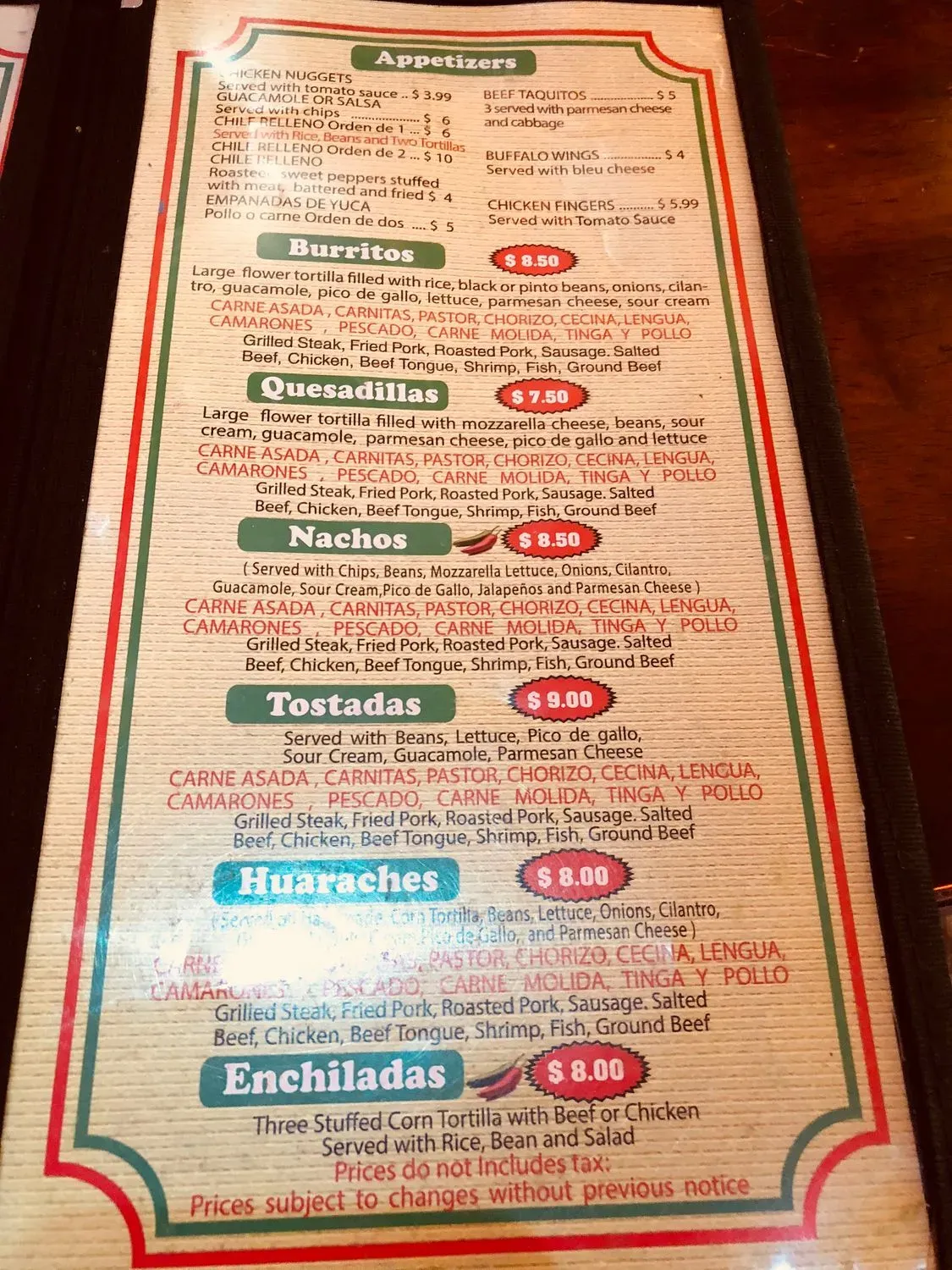 Menu 2