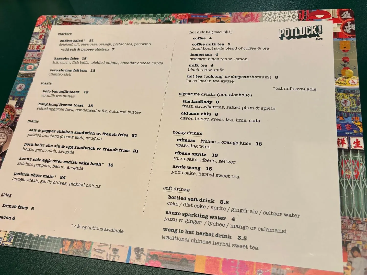 Menu 5