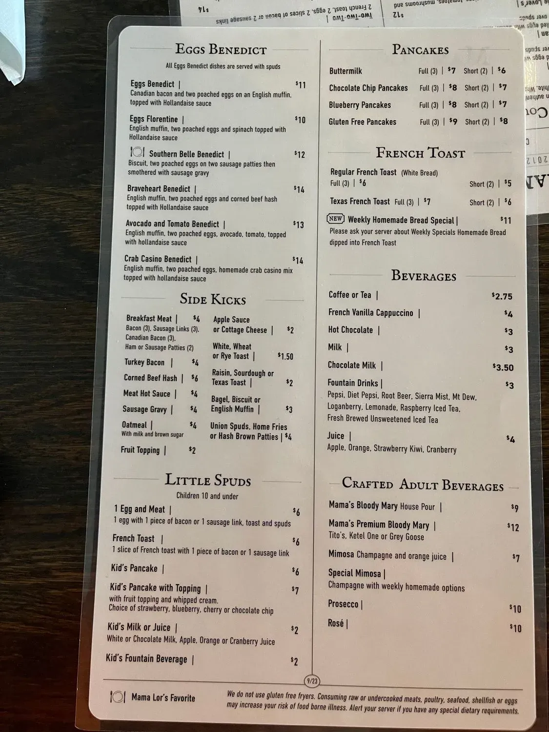 Menu 4