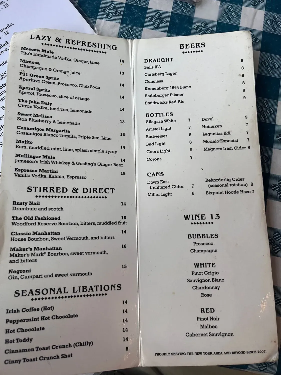 Menu 6