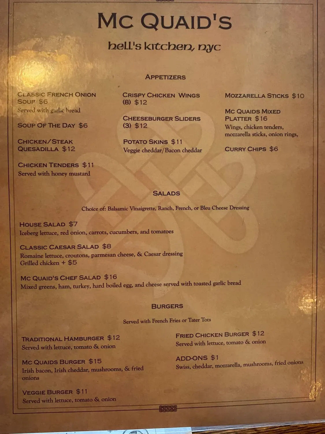 Menu 4