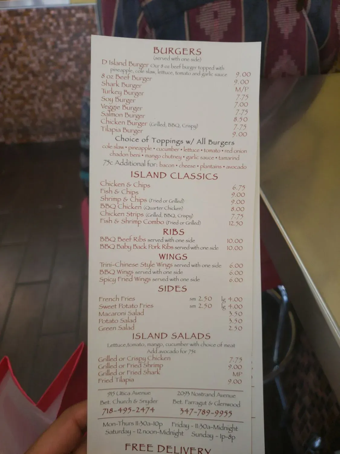 Menu 3