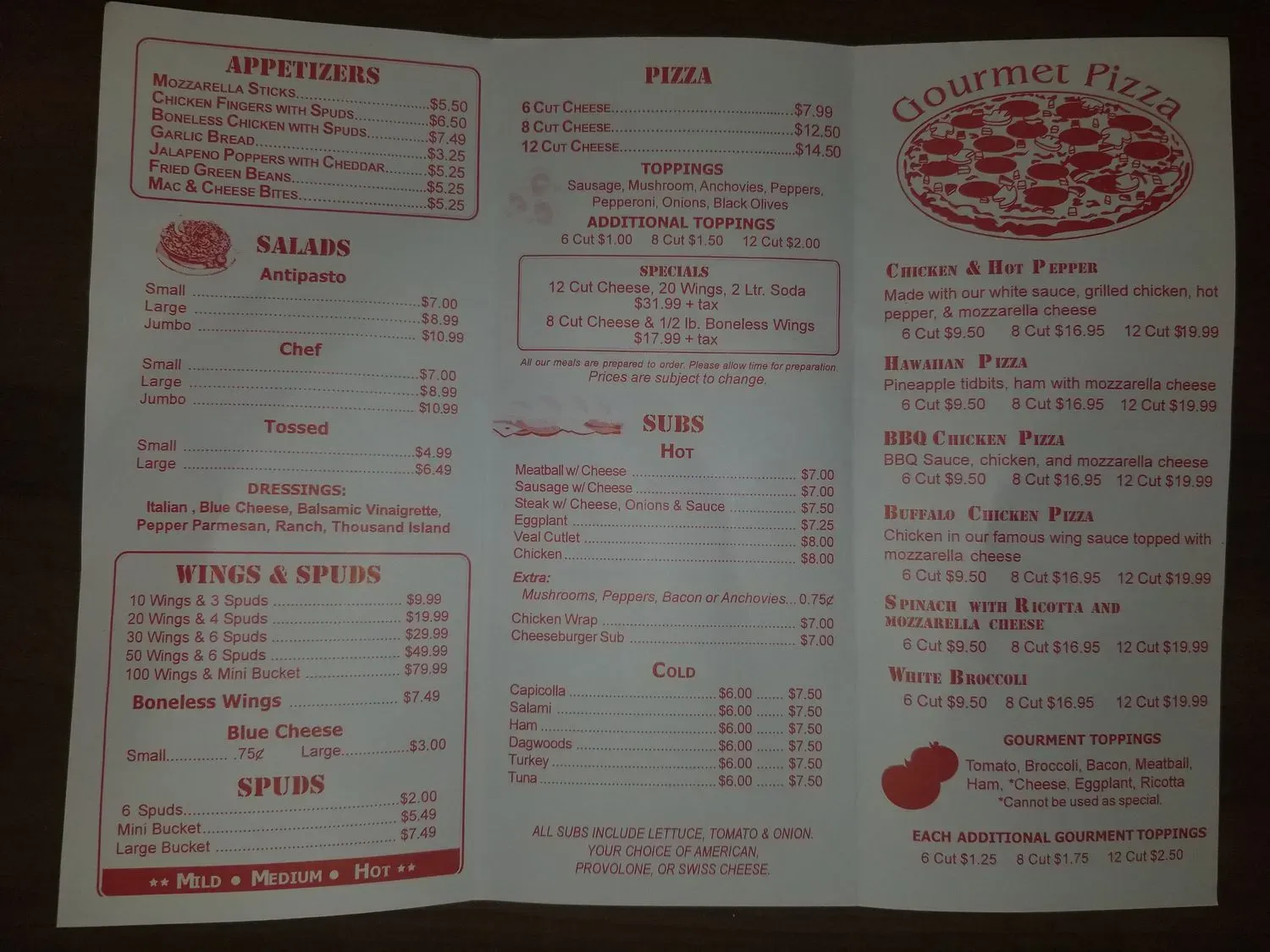 Menu 3