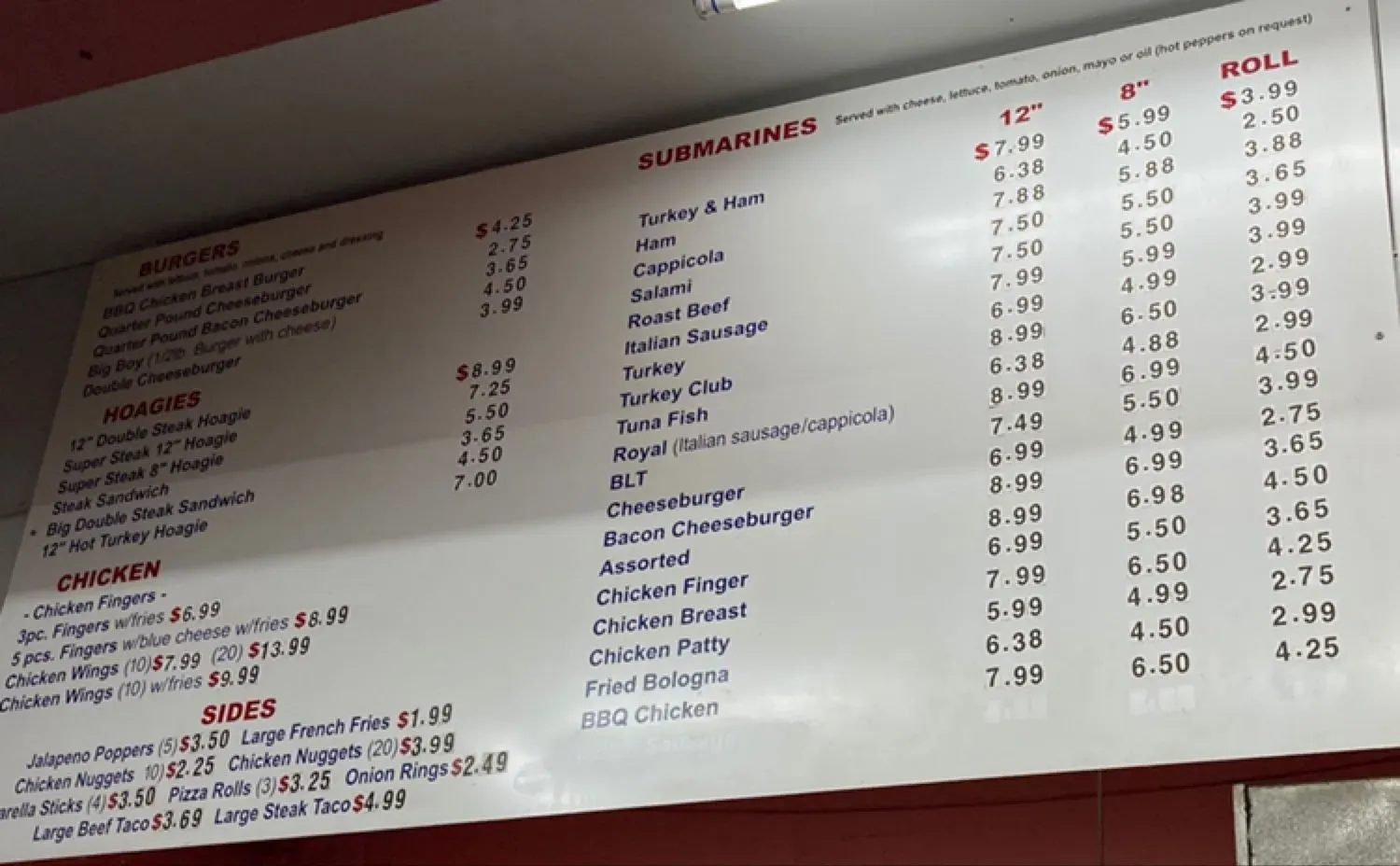 Menu 2