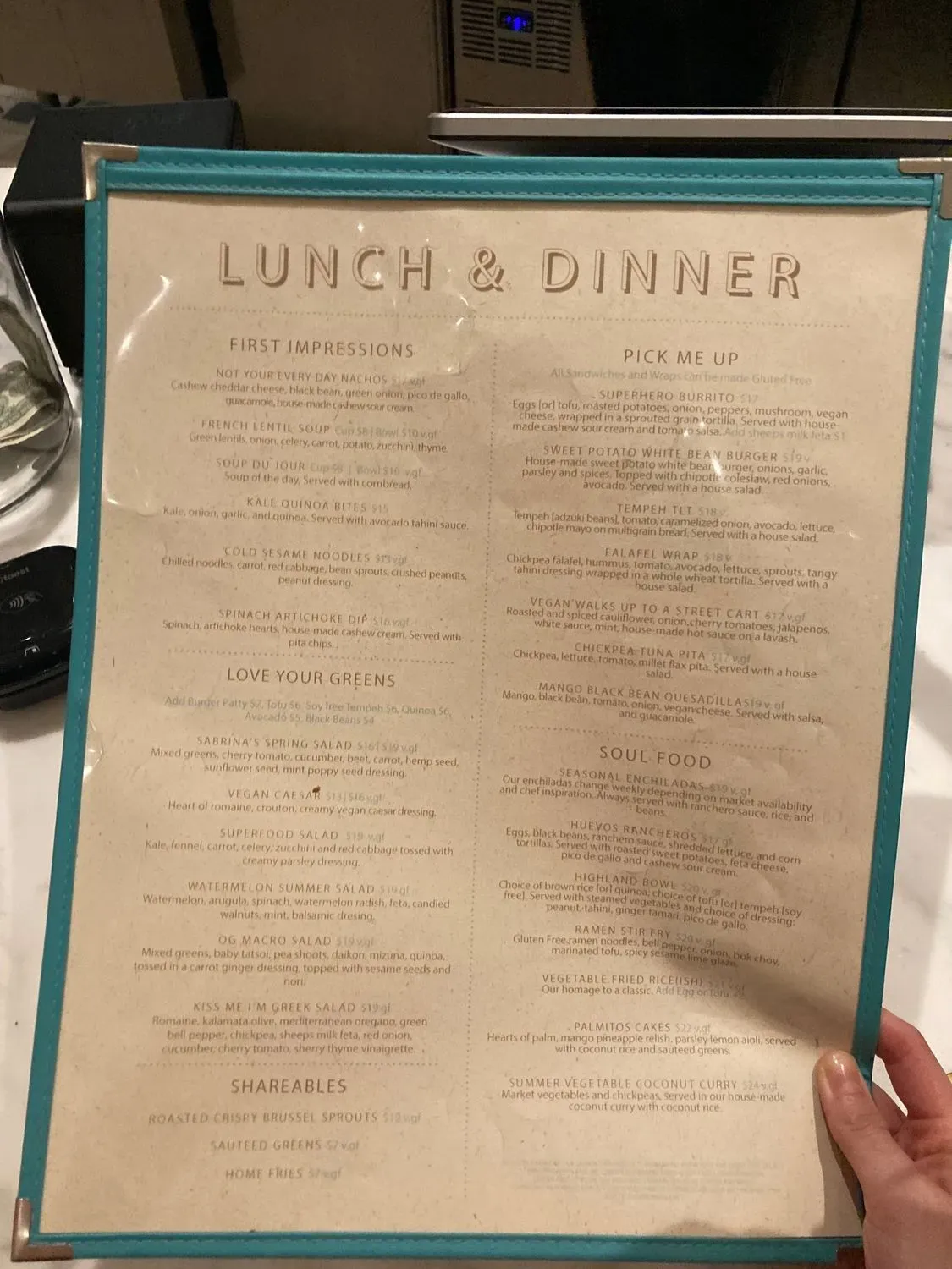 Menu 5