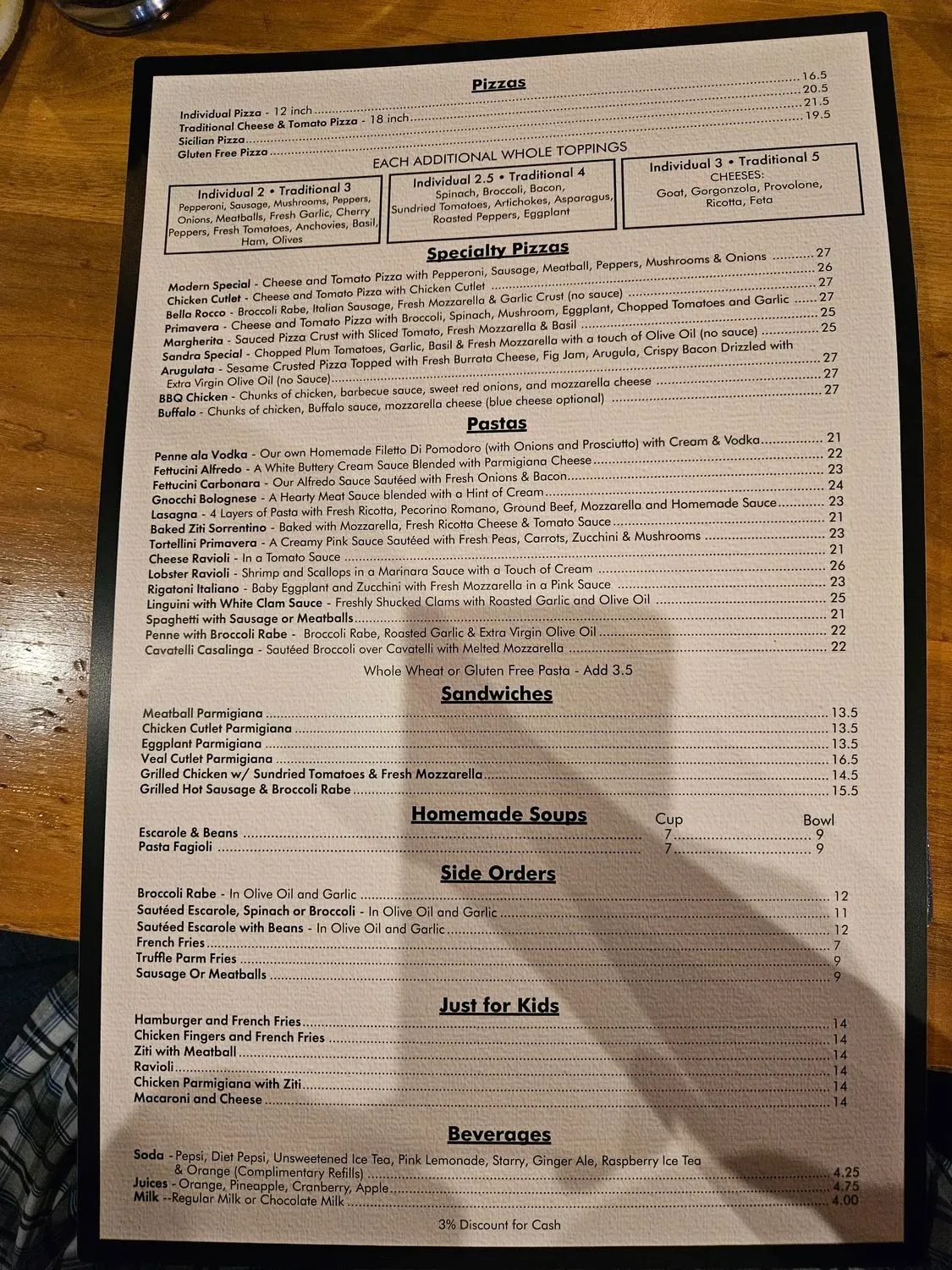 Menu 3