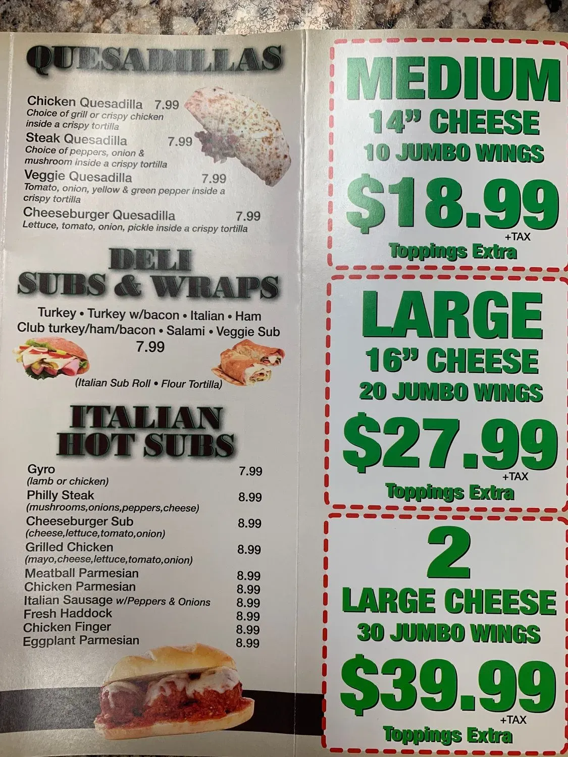 Menu 3