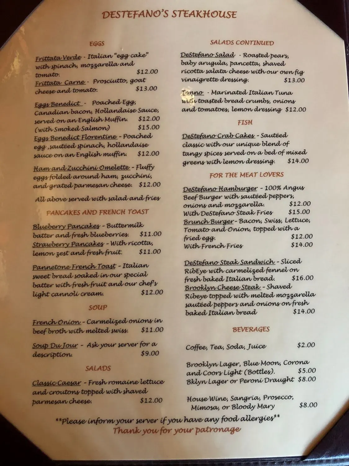 Menu 6