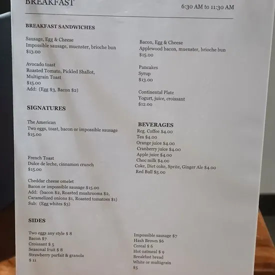 Menu 2