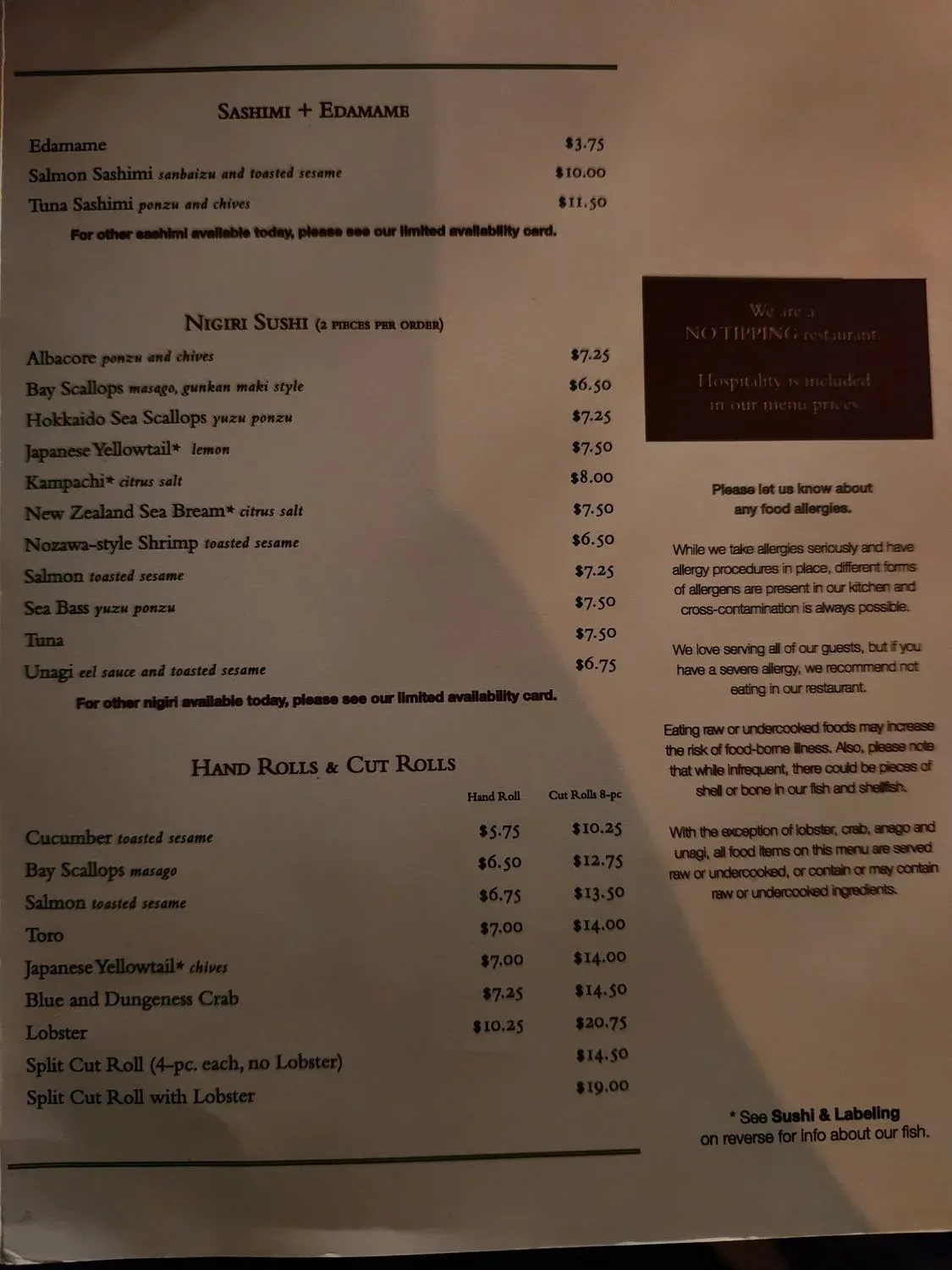 Menu 3