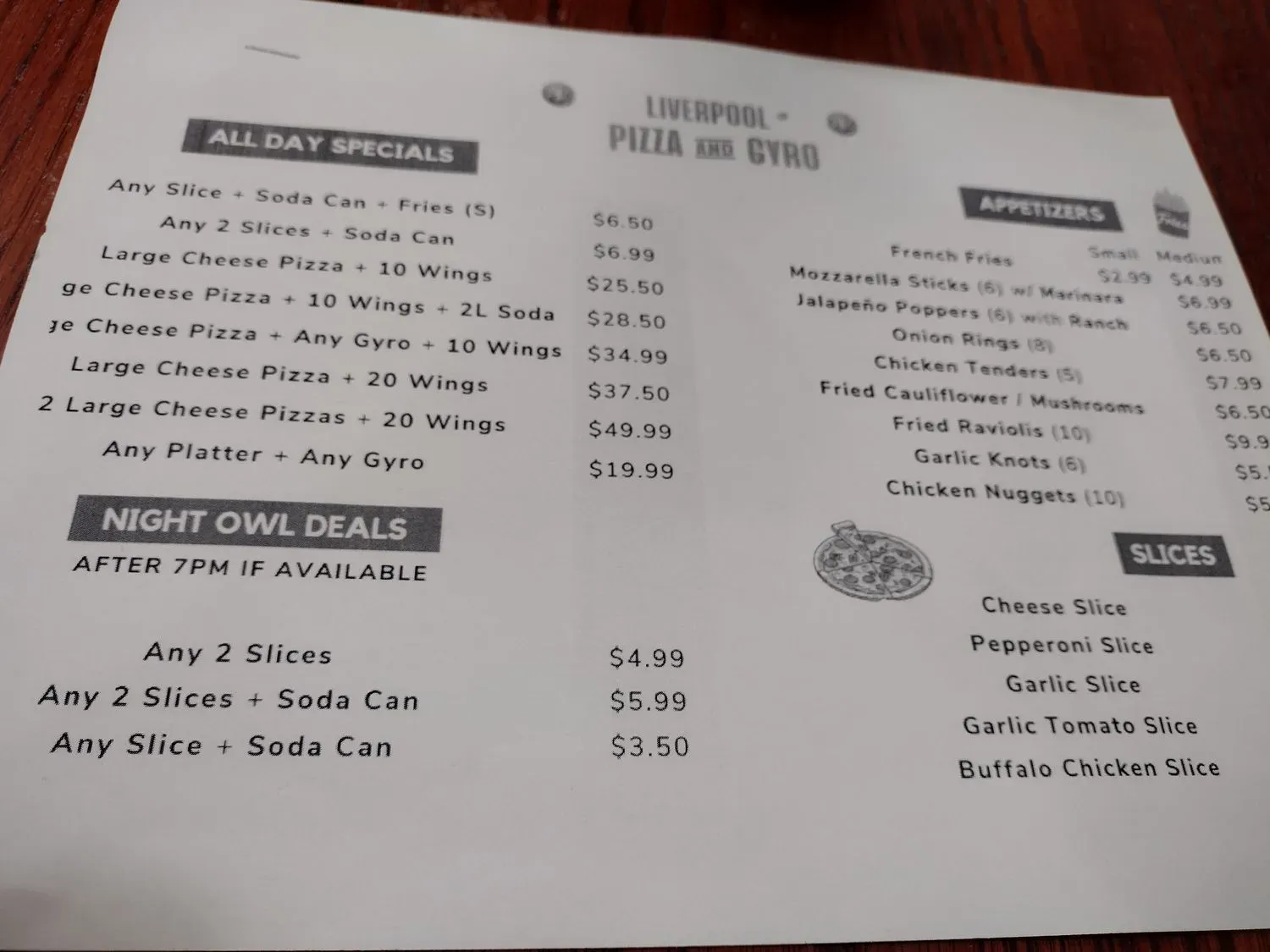 Menu 6