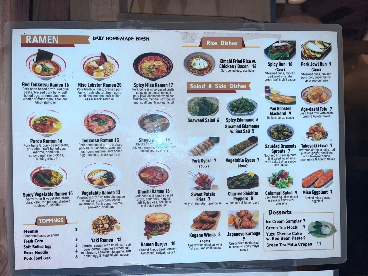 Menu 5