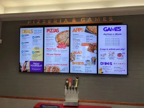 Chuck E. Cheese Menu | Syracuse, NY | Checkle