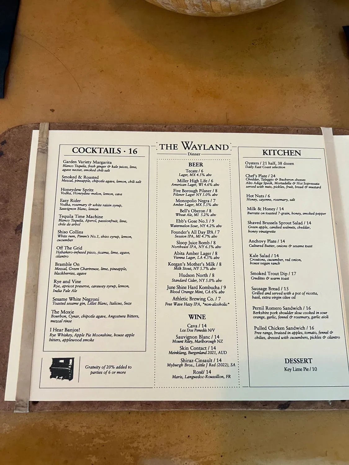 Menu 2