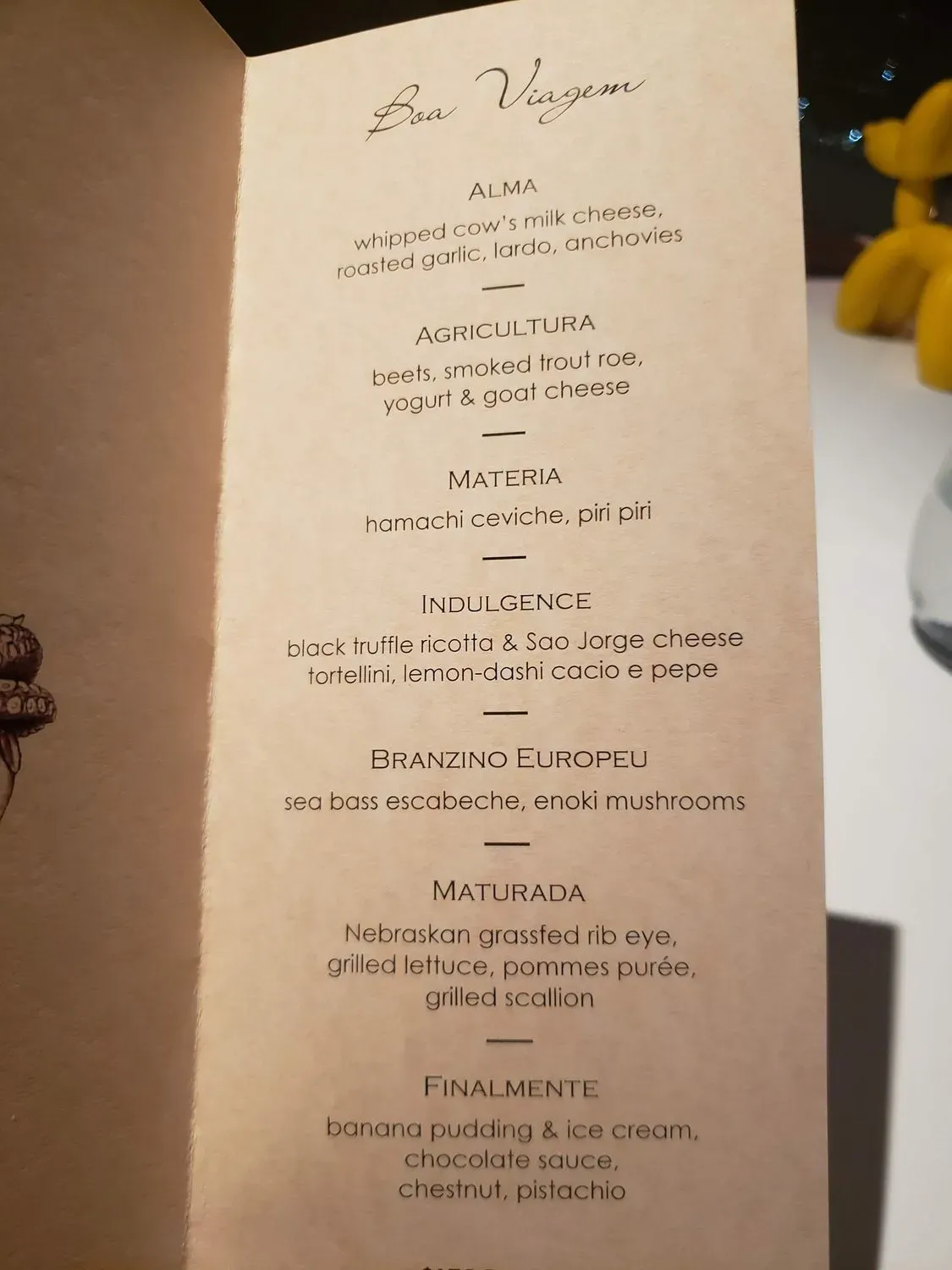 Menu 4