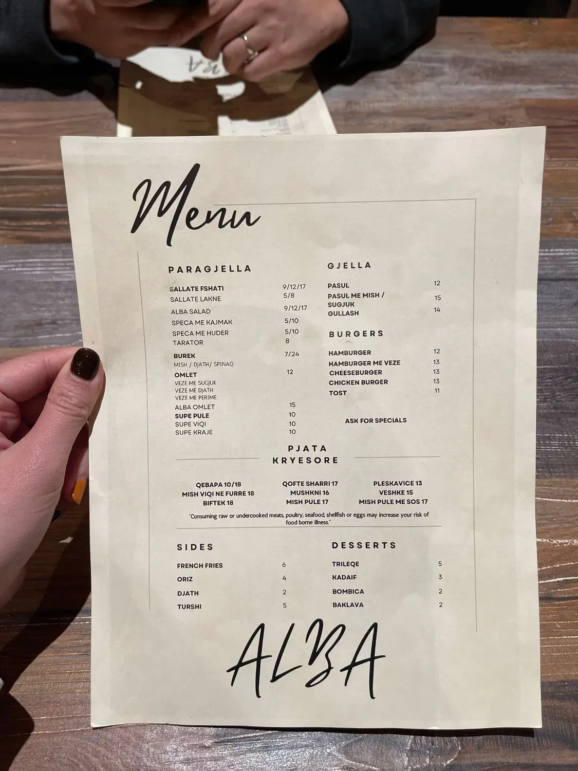 Menu 2