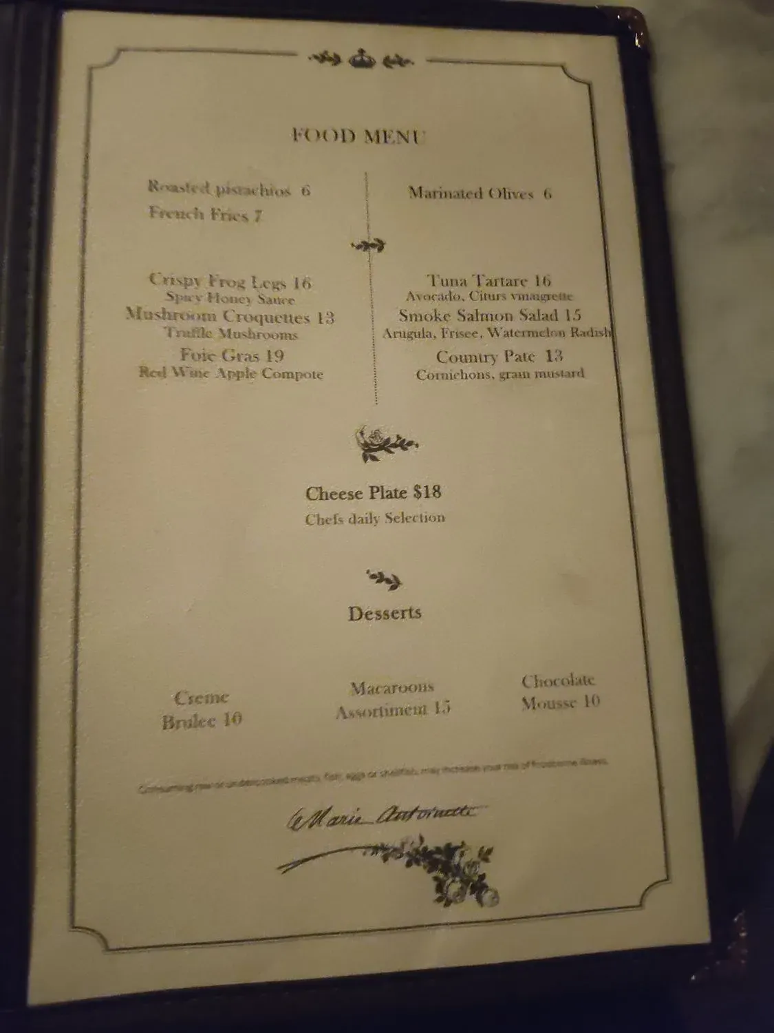 Menu 2