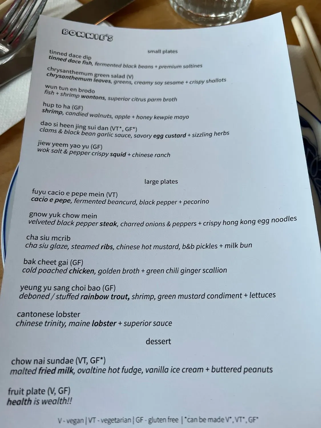 Menu 6