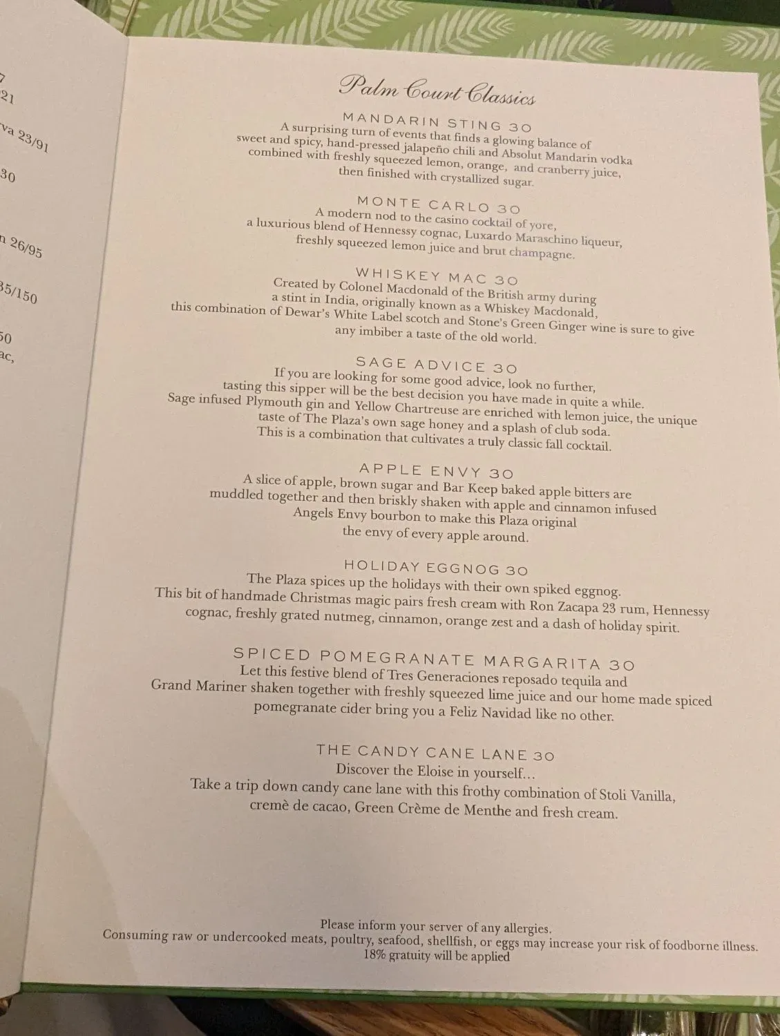 Menu 6