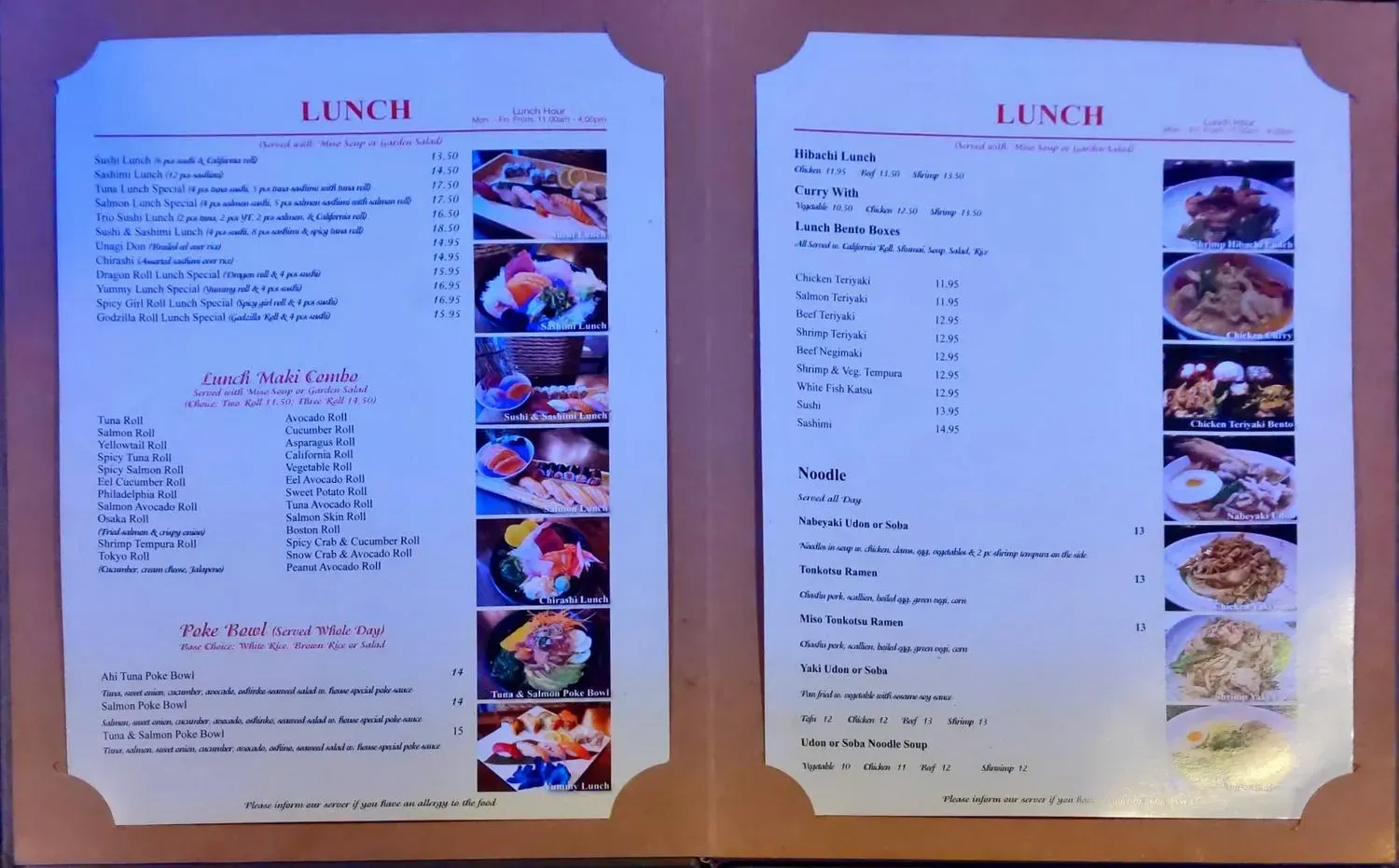 Menu 6