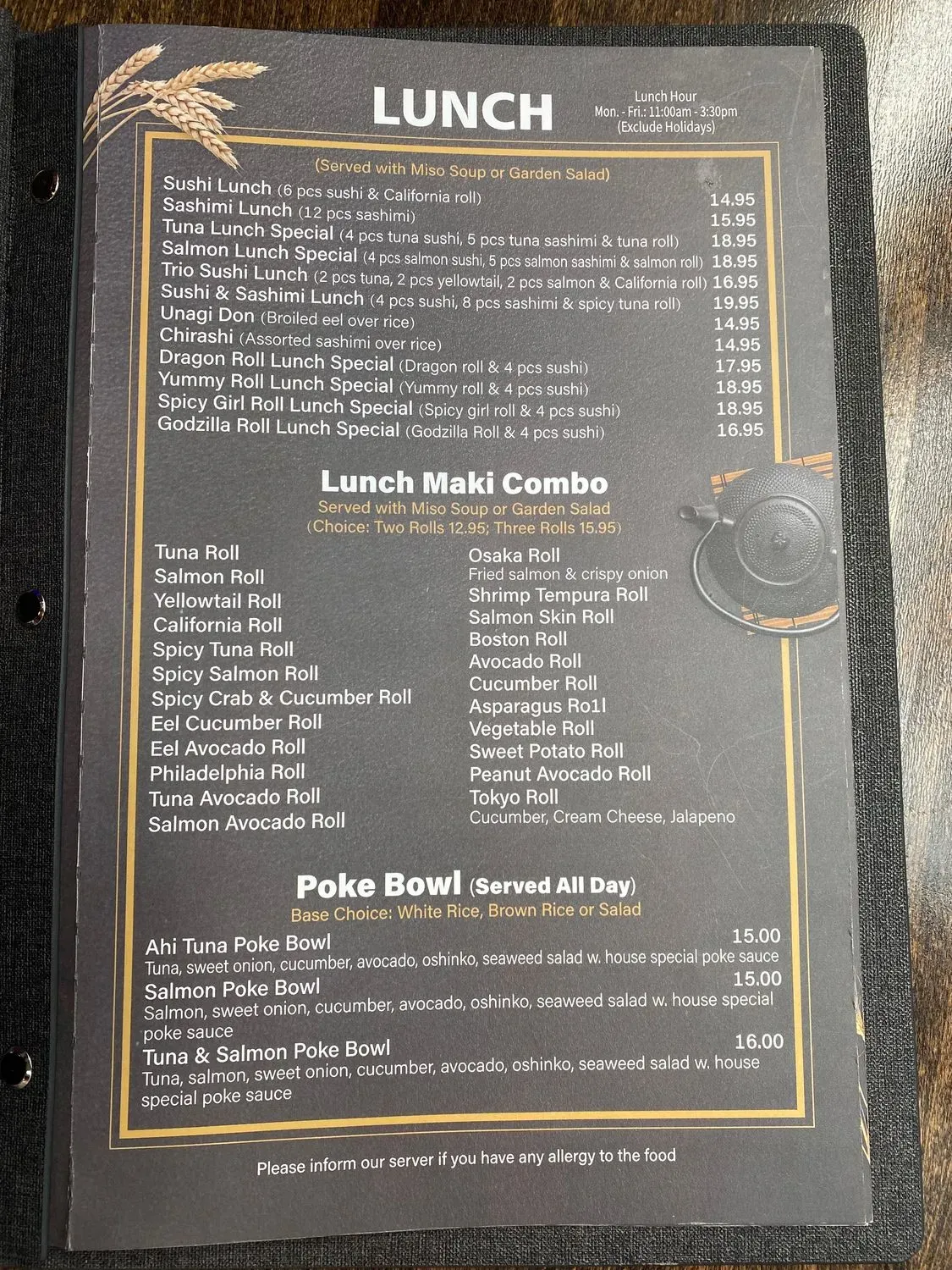 Menu 3