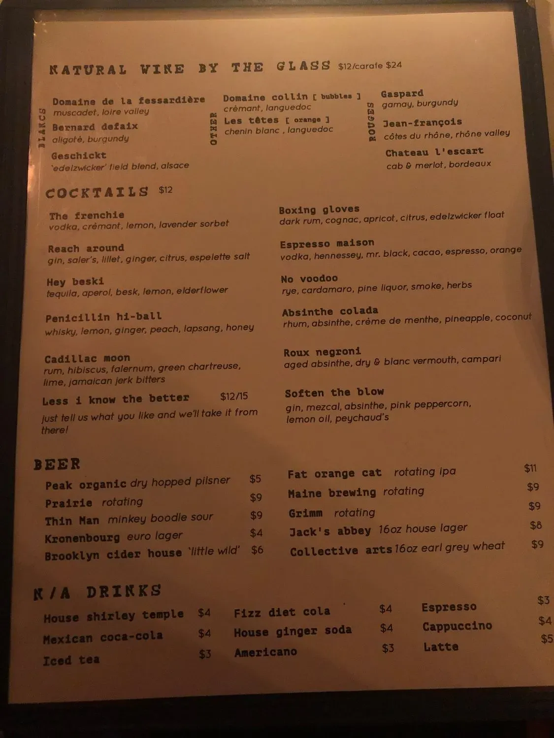 Menu 4