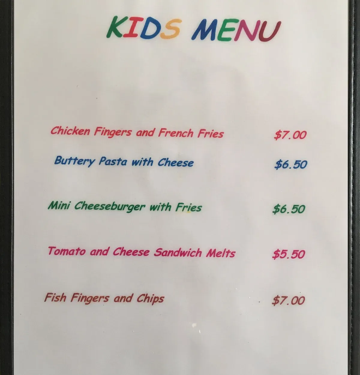 Menu 4