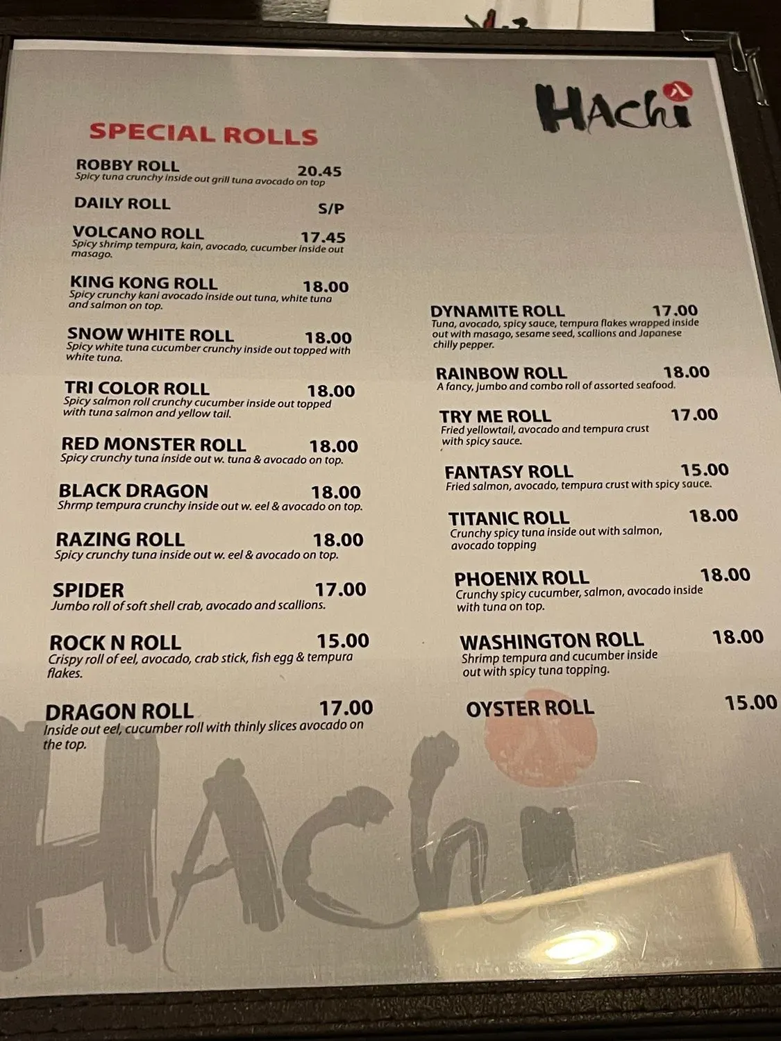 Menu 2