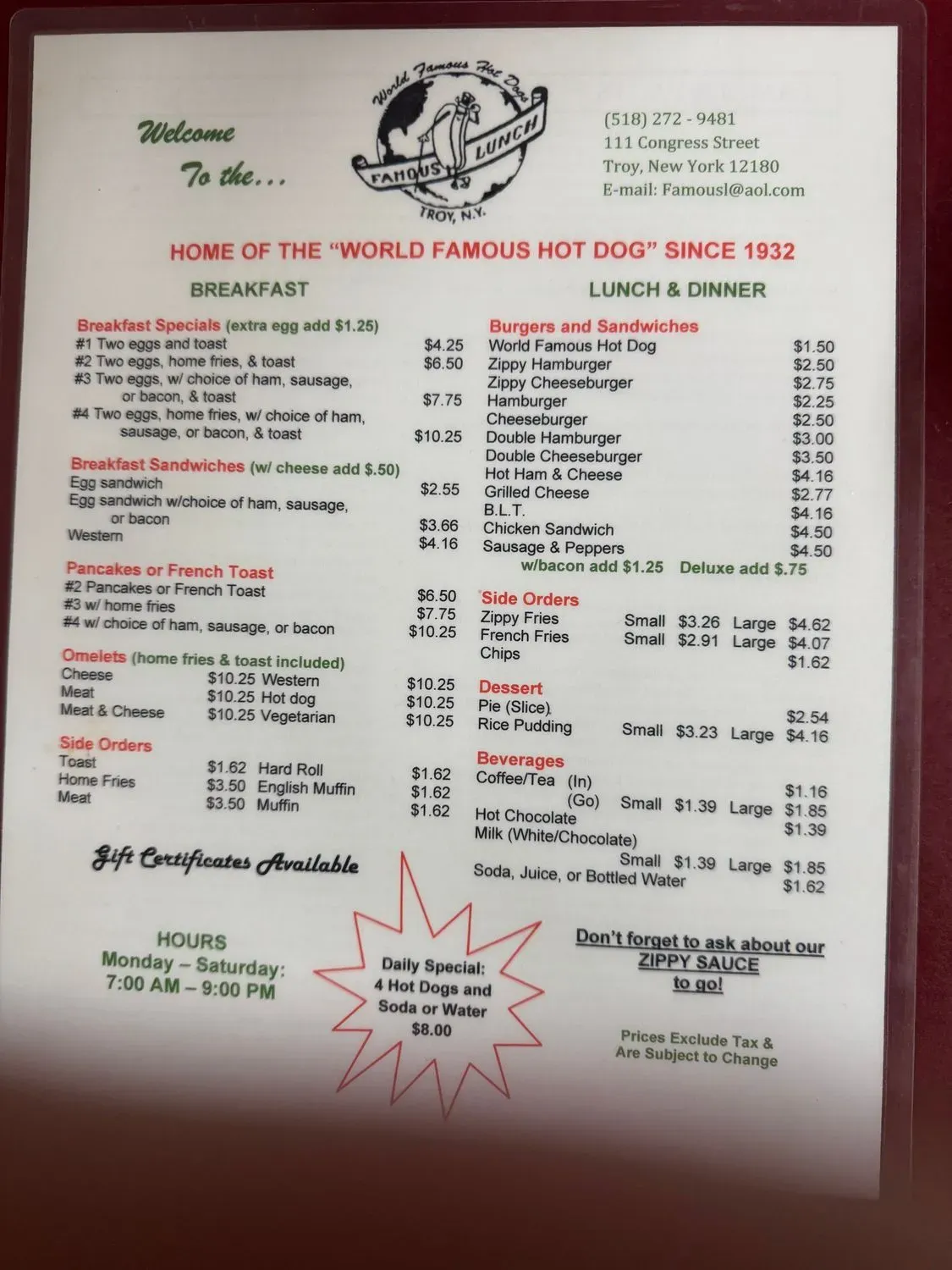 Menu 2