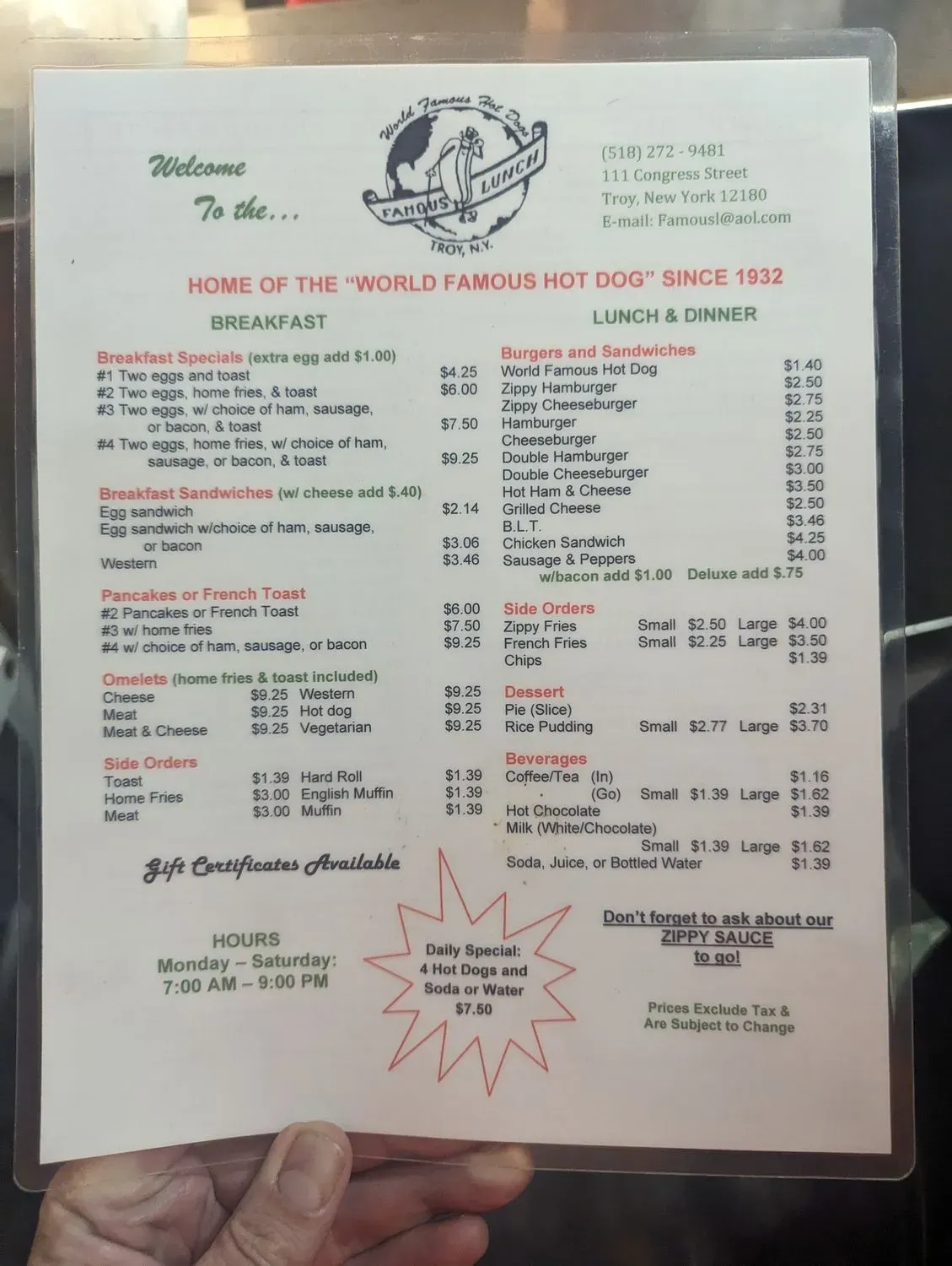 Menu 3