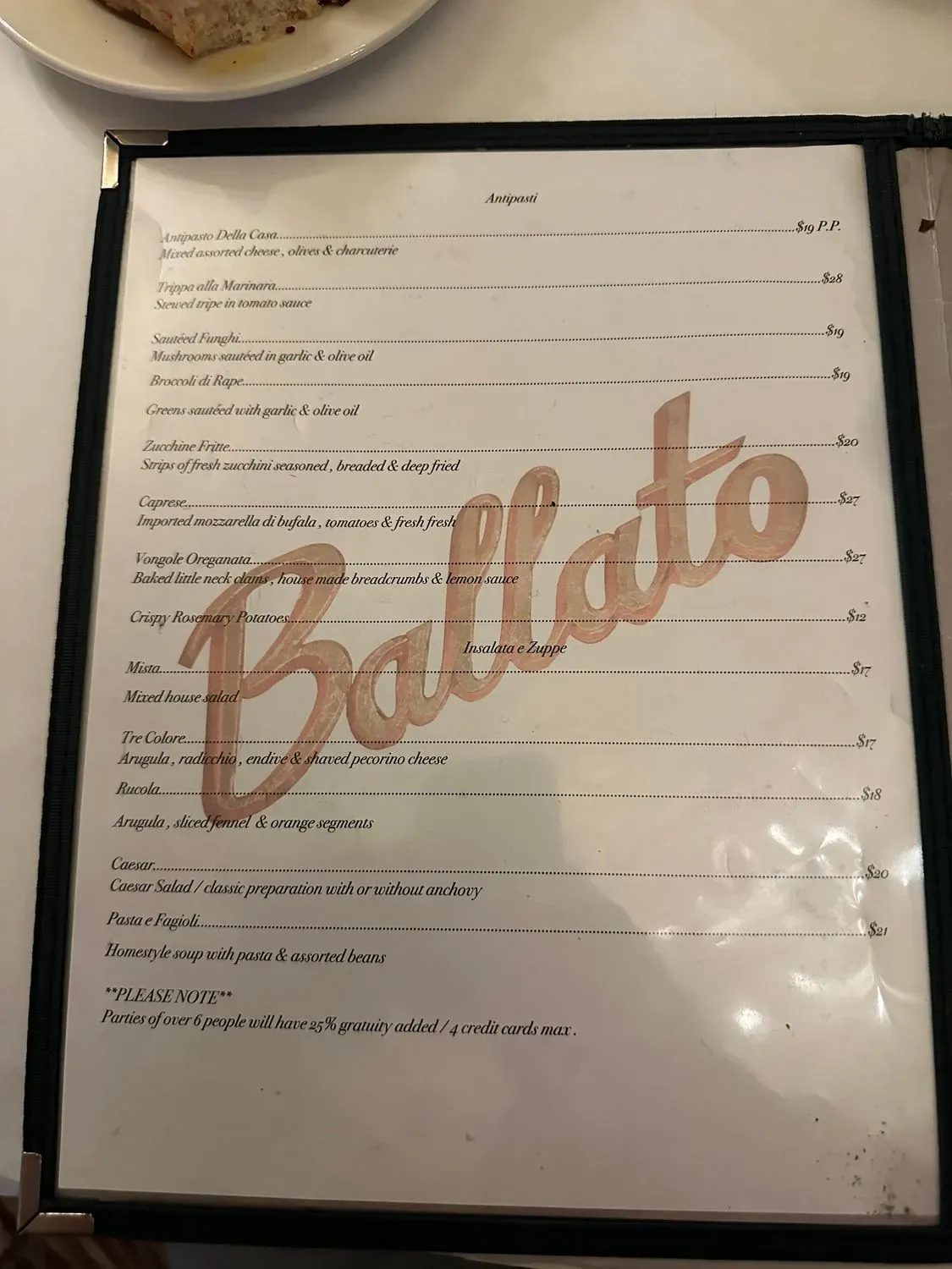 Menu 4