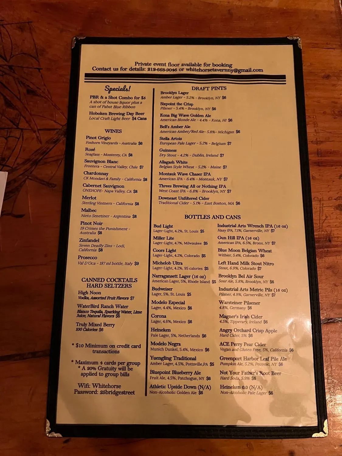 Menu 6