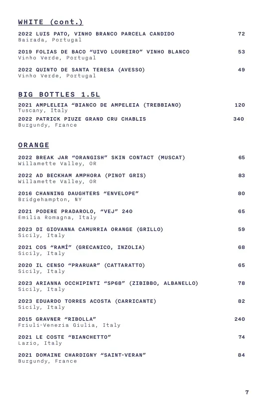 Menu 6