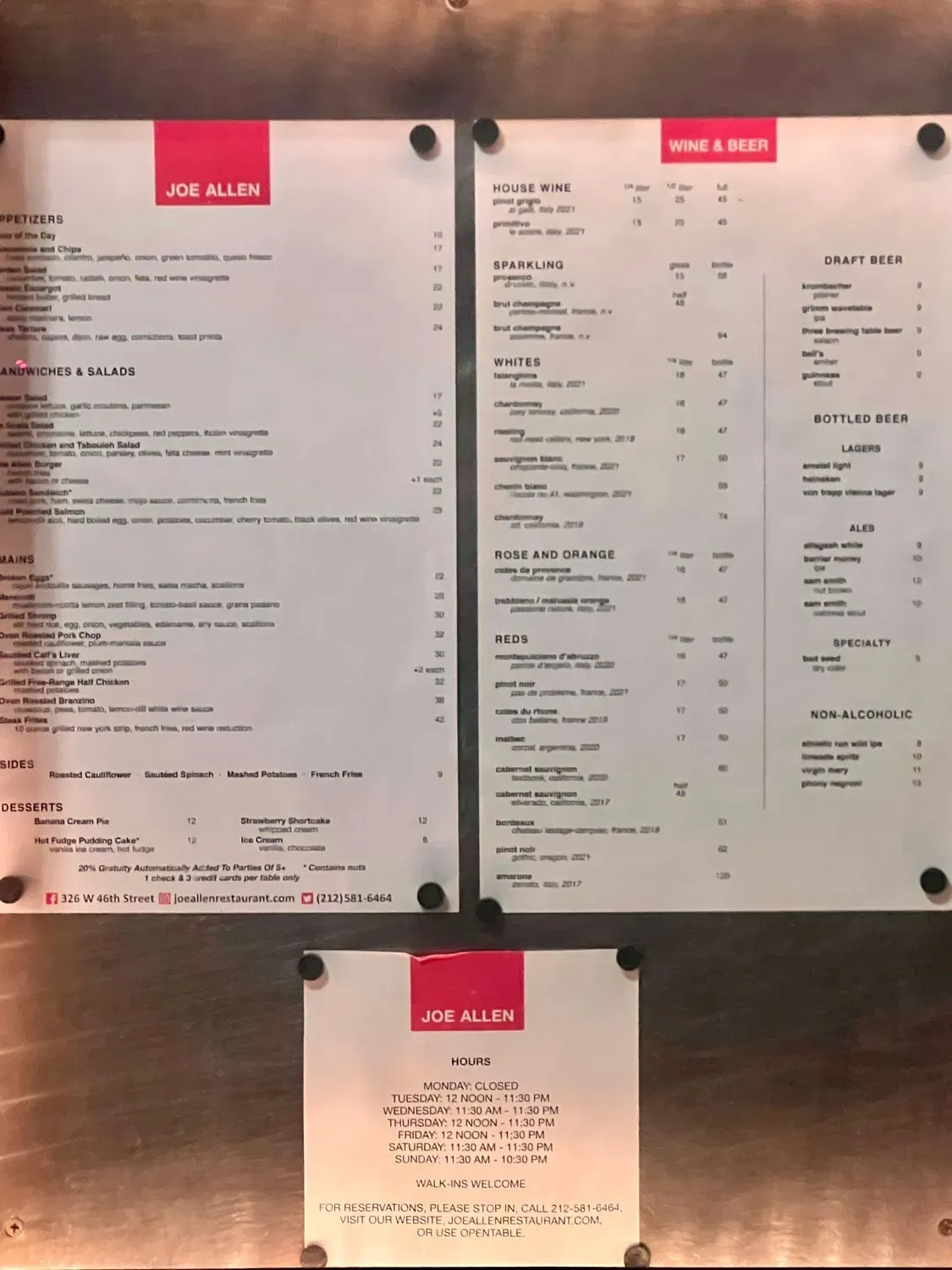 Menu 4