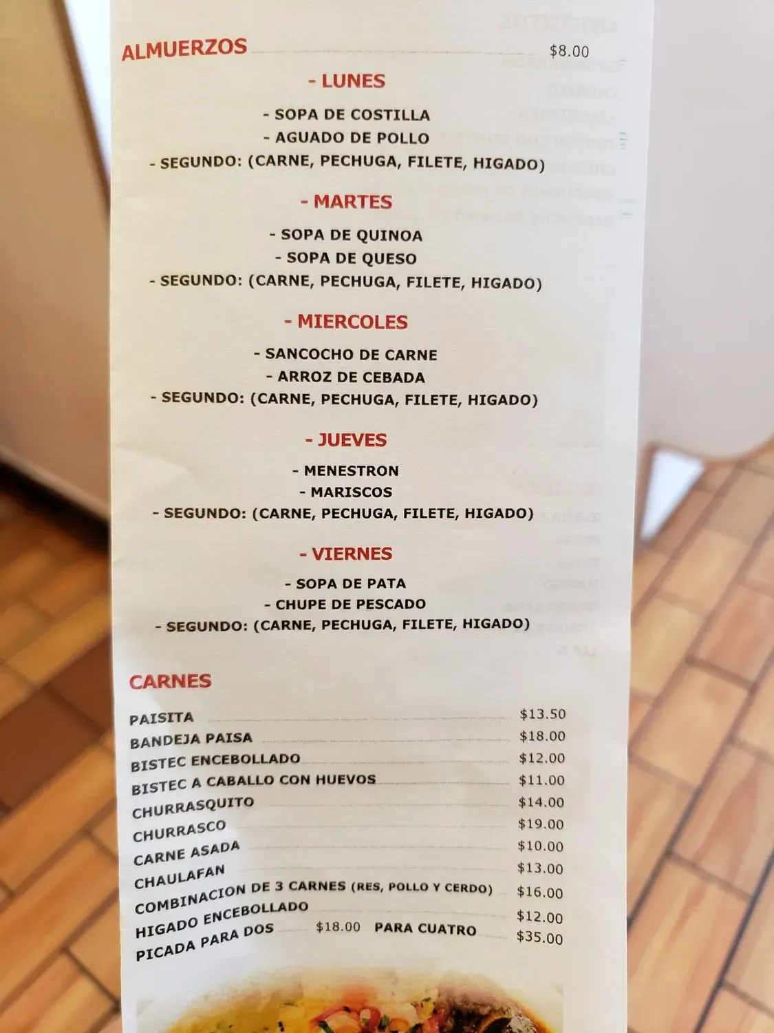 Menu 2