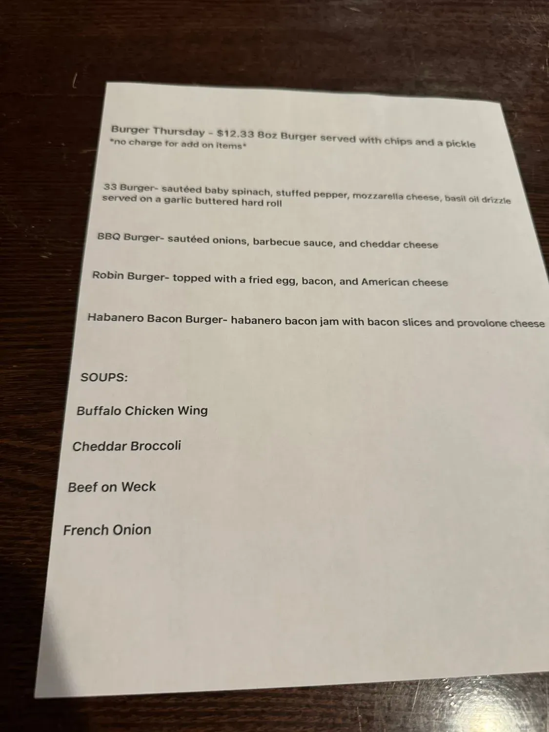 Menu 4