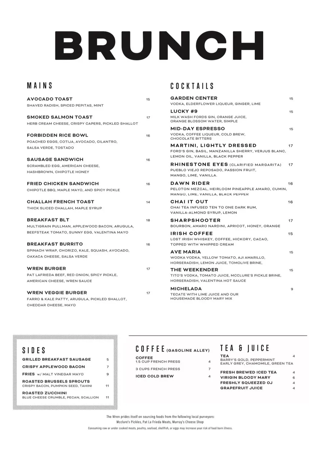 Menu 2