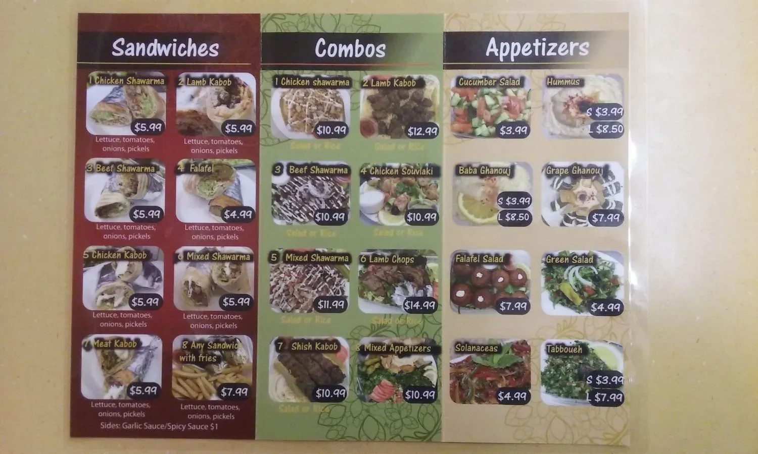 Menu 4