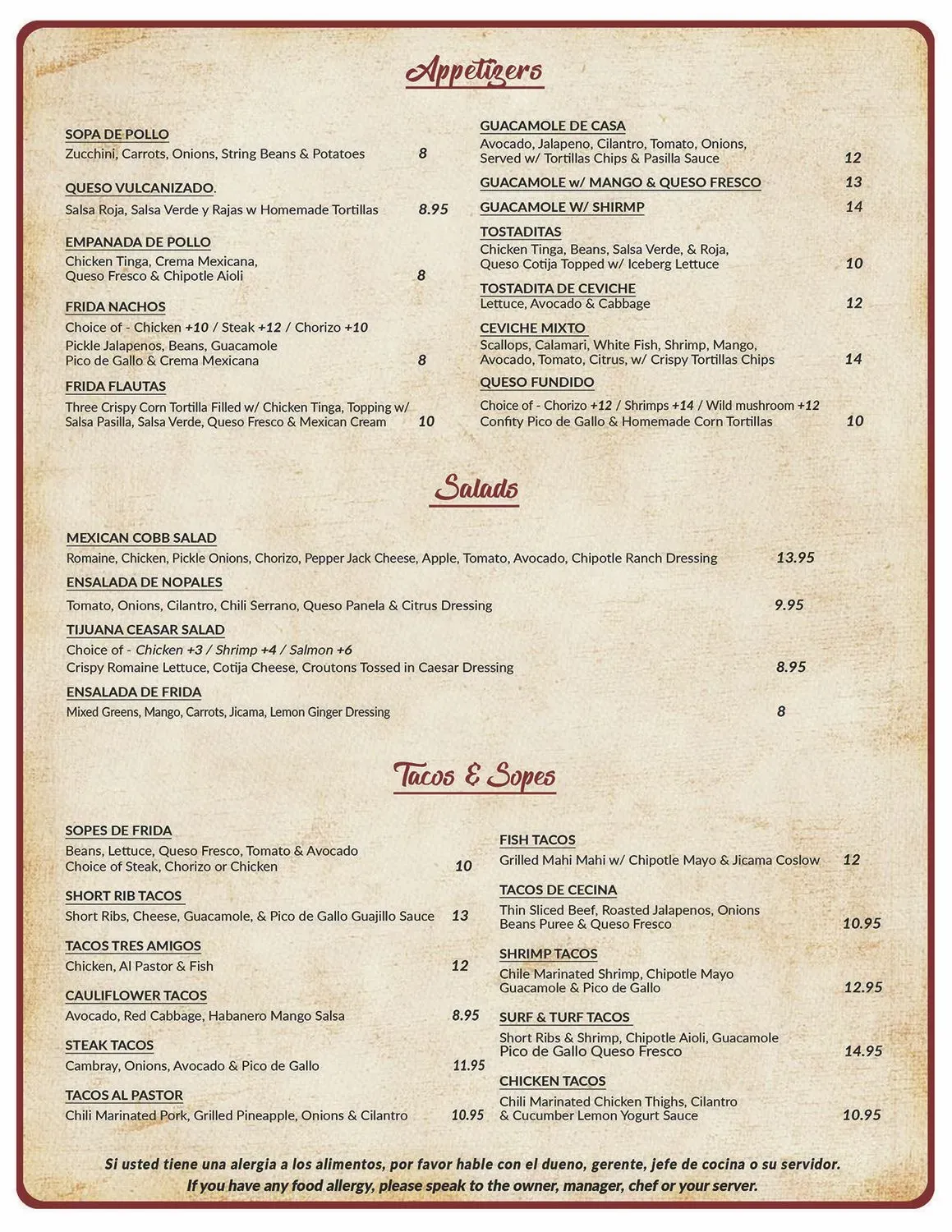 Menu 3