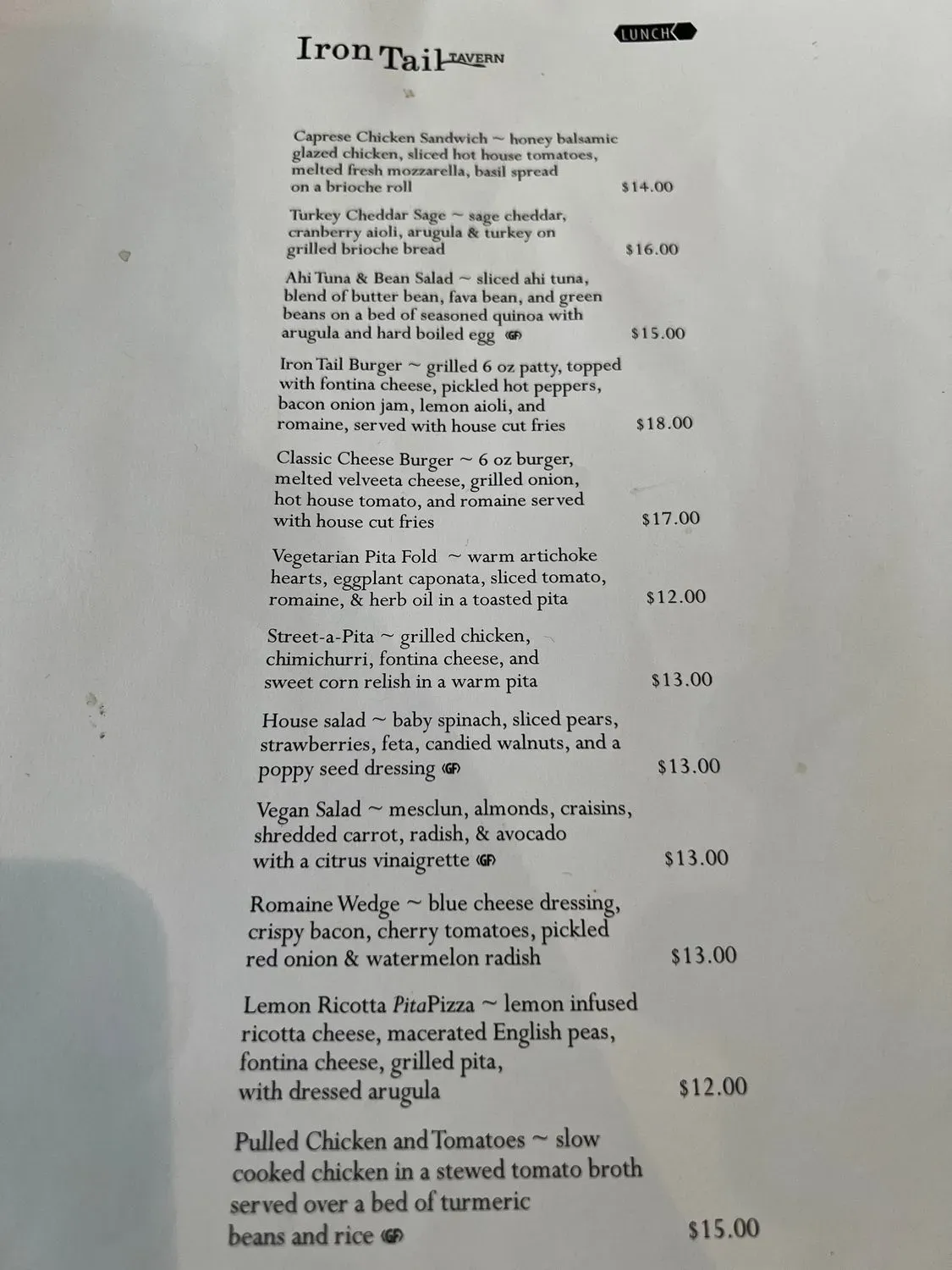 Menu 2