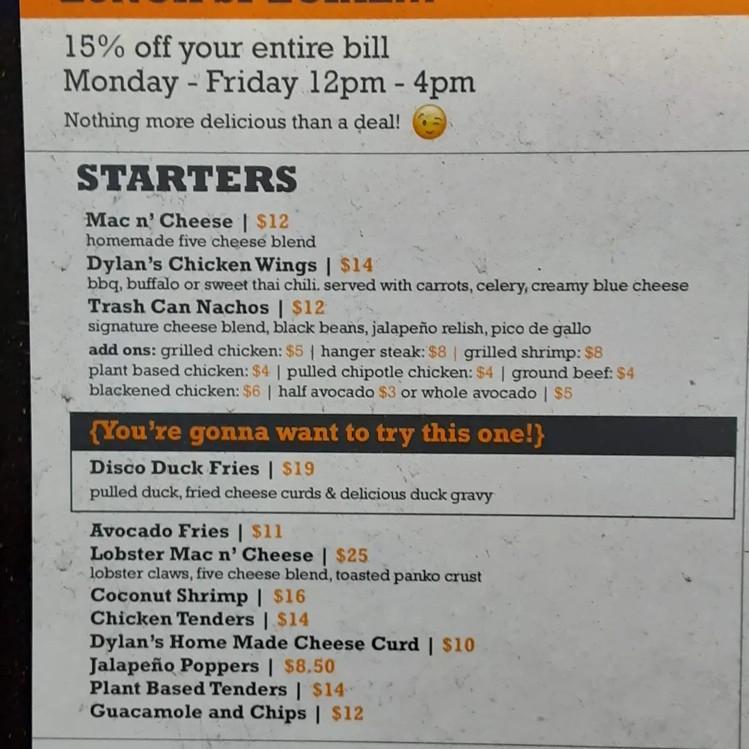 Menu 2