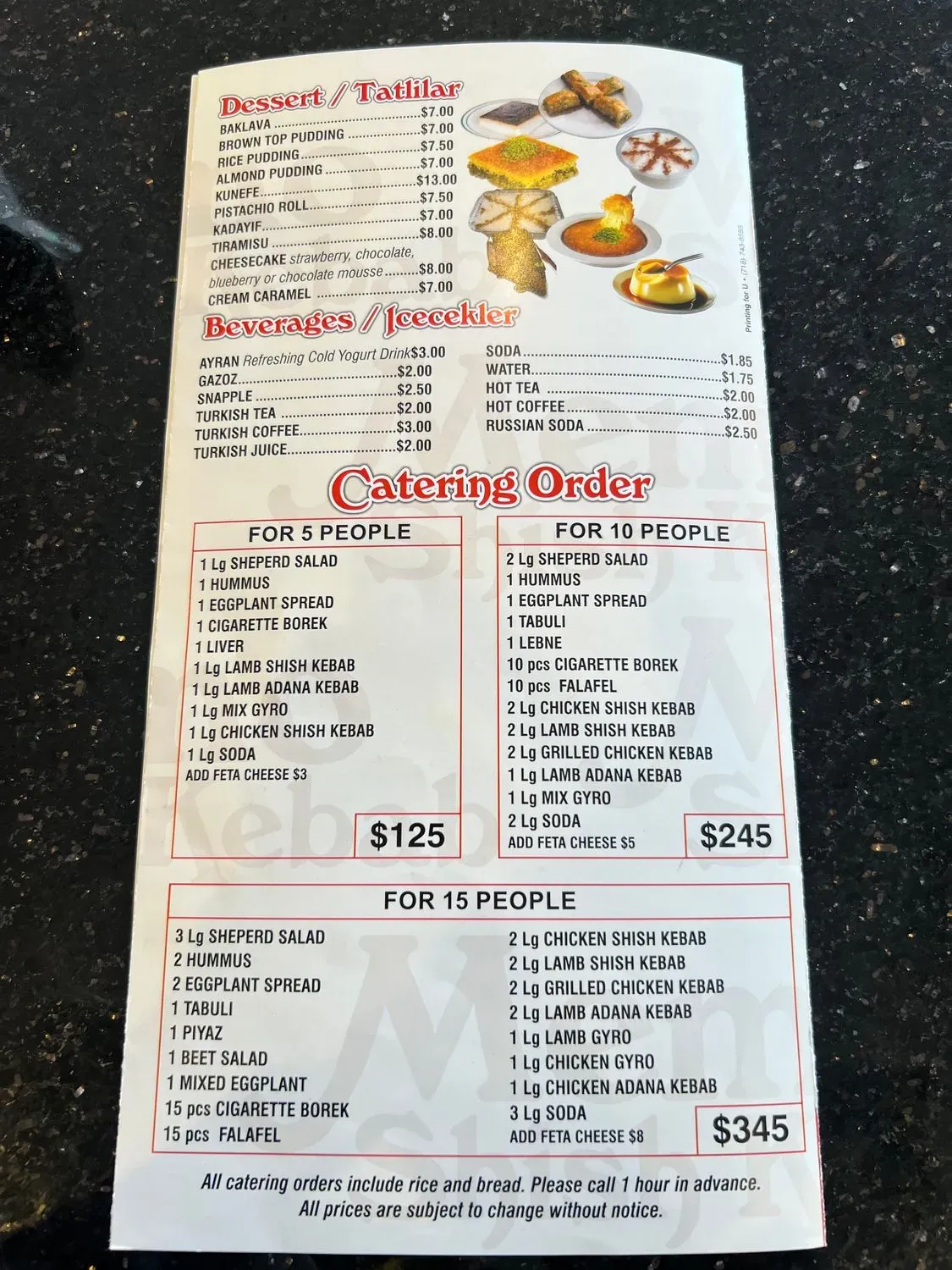 Menu 4