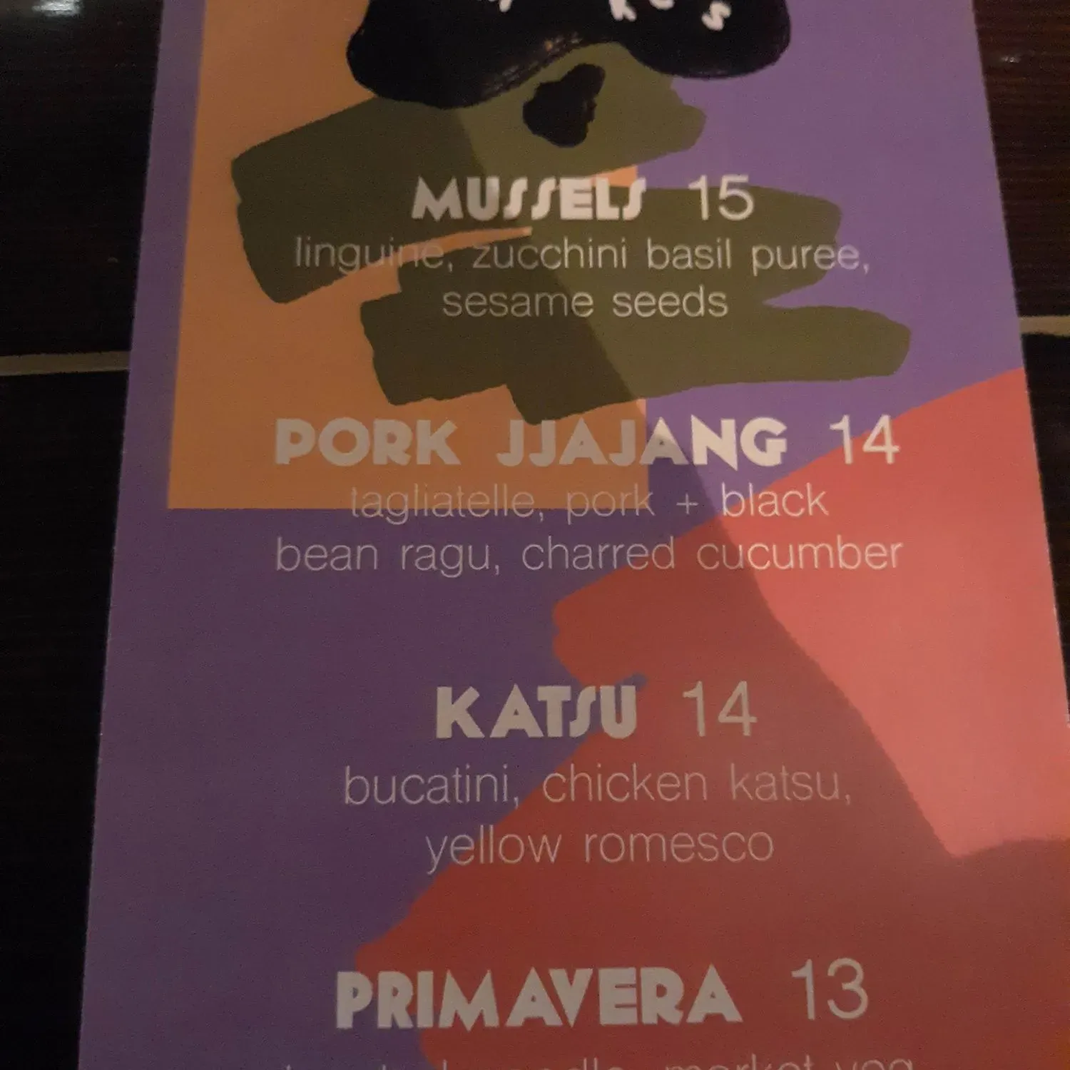 Menu 2