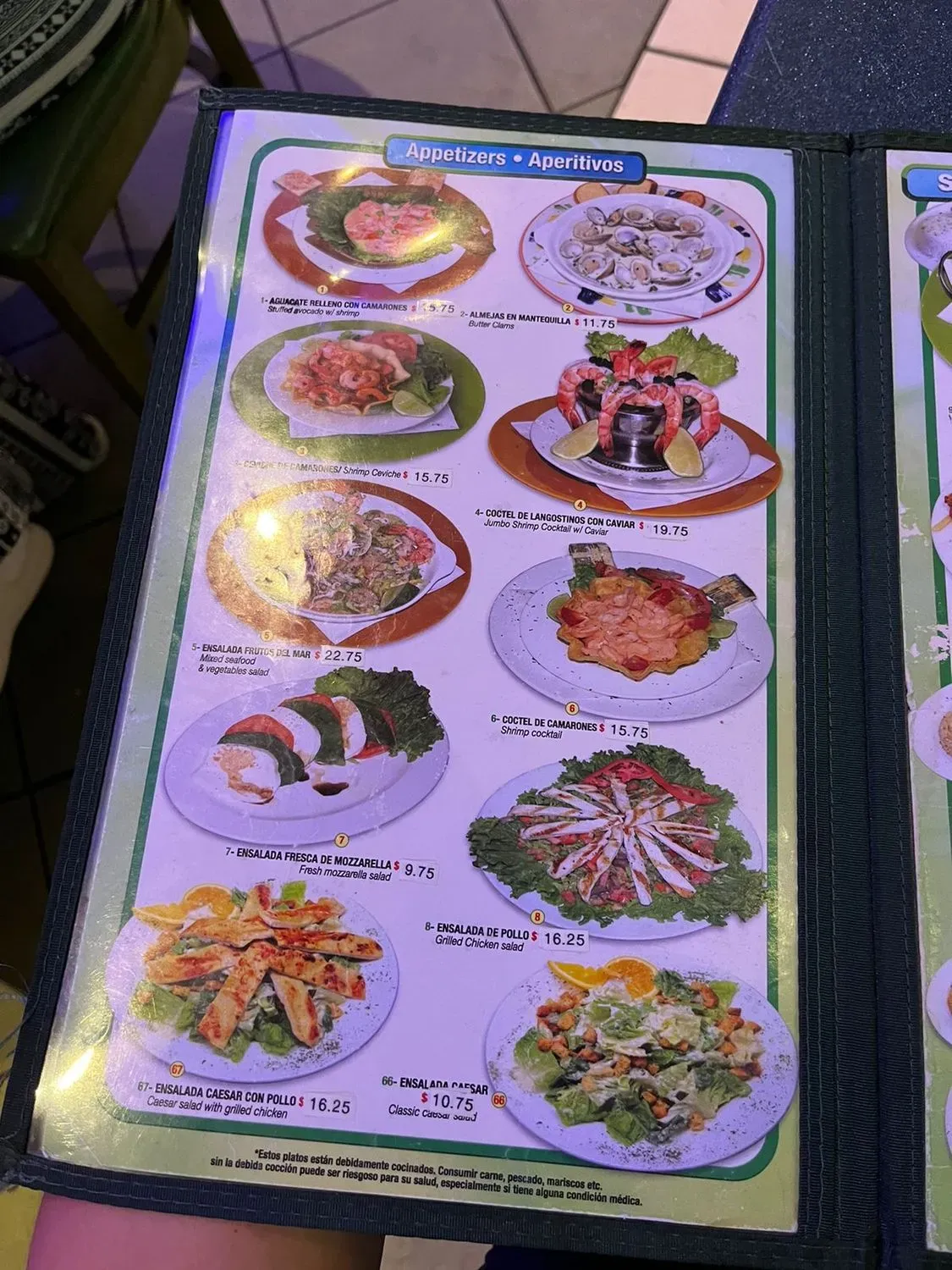 Menu 5