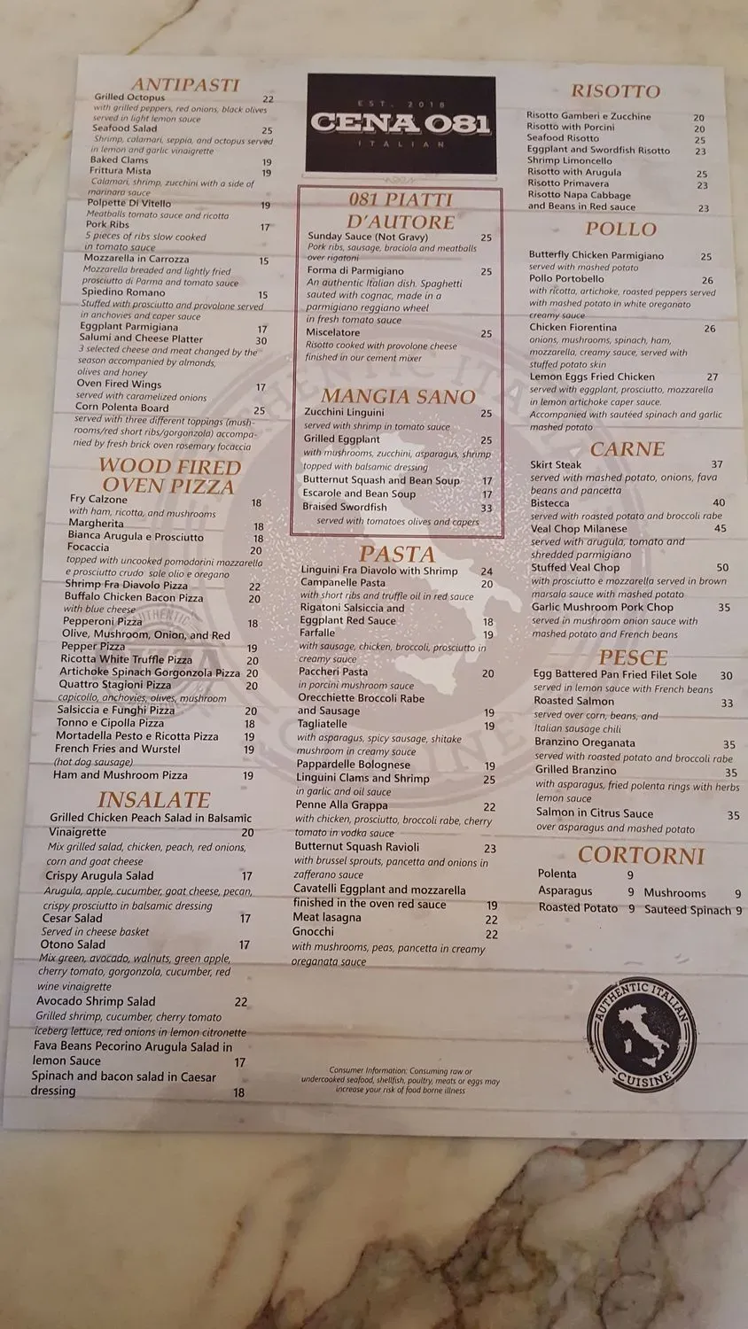 Menu 2