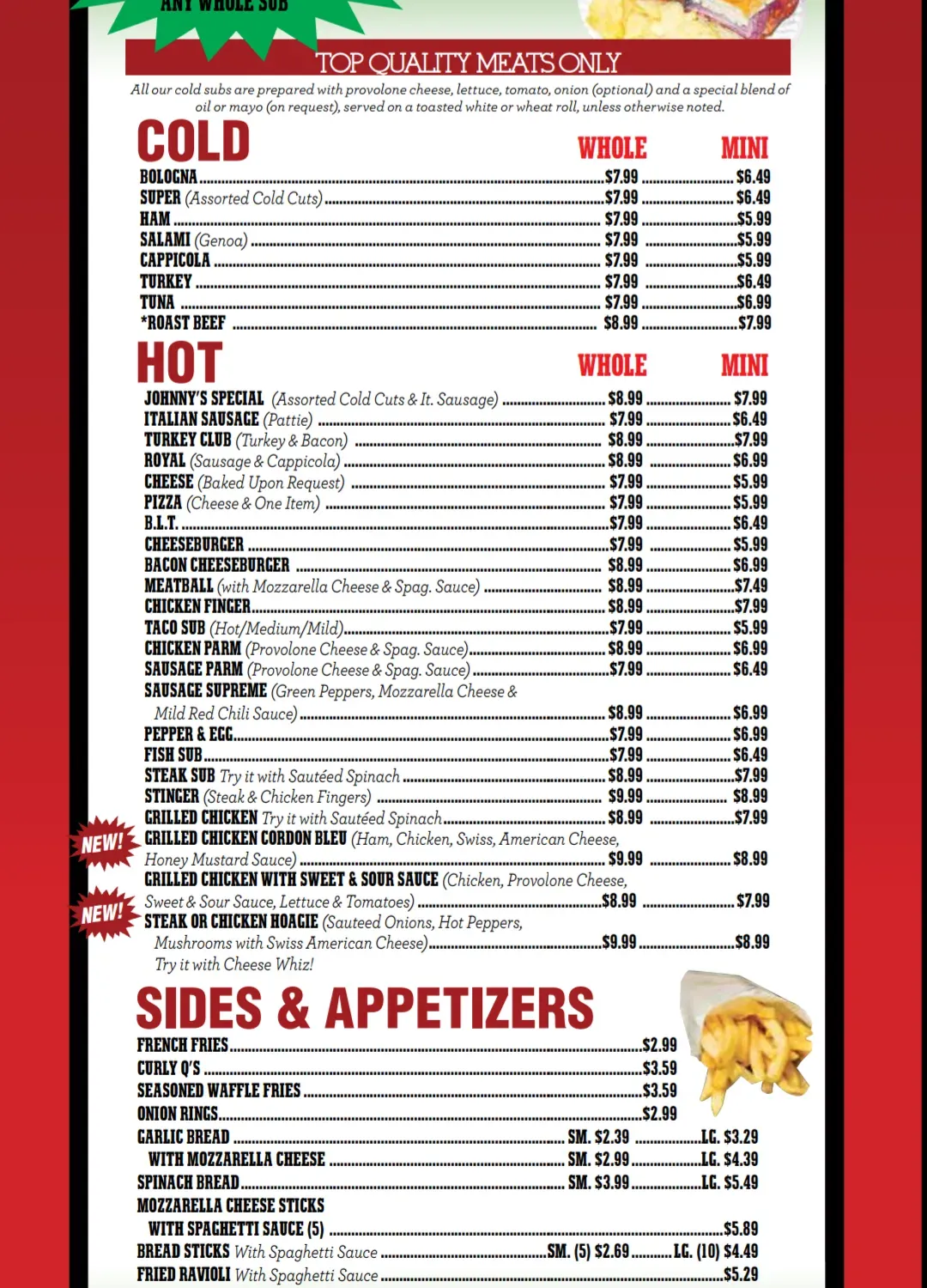 Menu 2