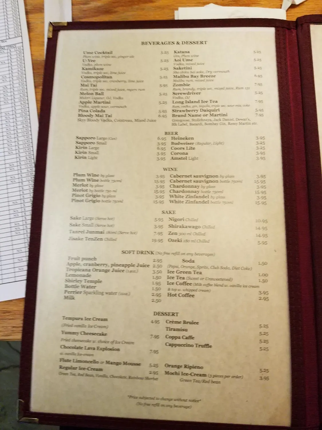 Menu 2