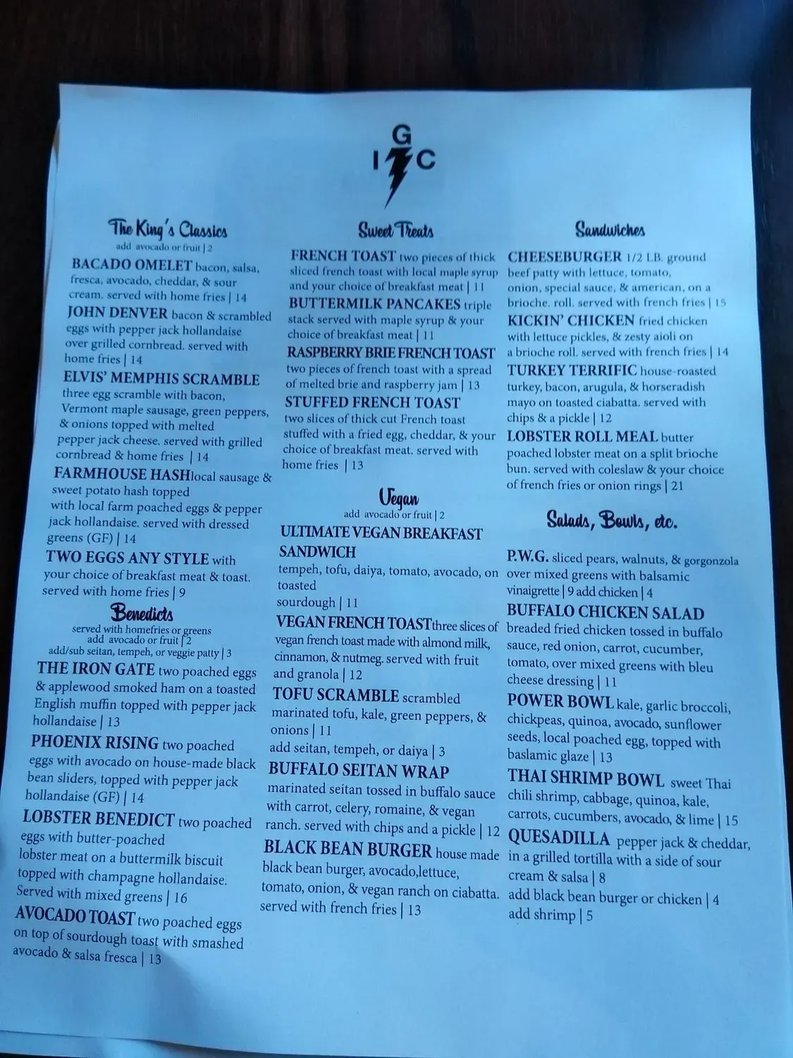 Menu 2