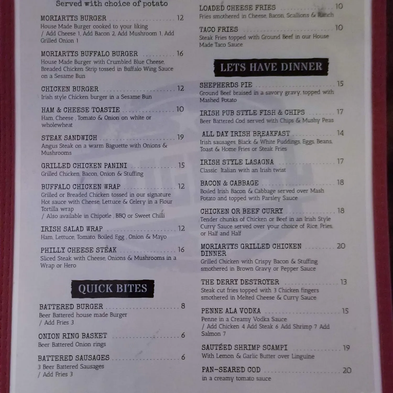 Menu 2